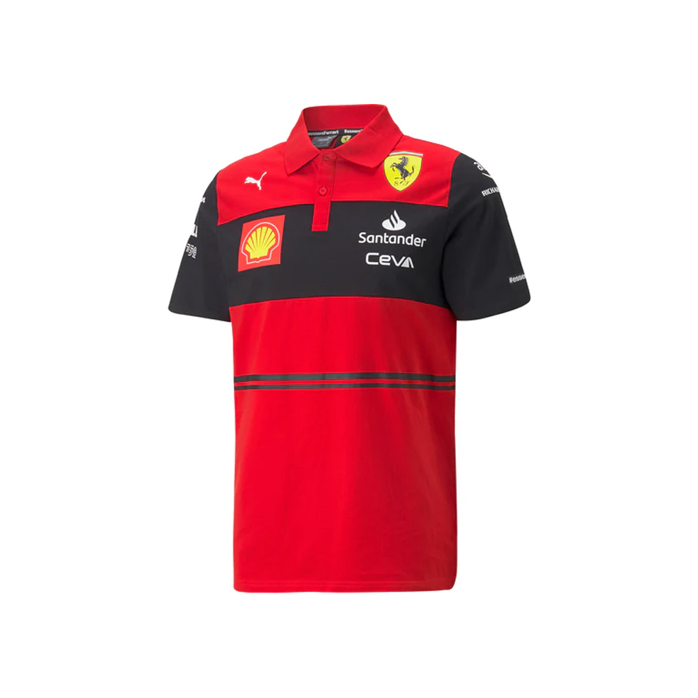 CMC Motorsports优质高质量高级Scuderia fer-Rari F1男士2022 Team Polo Shirt Red
