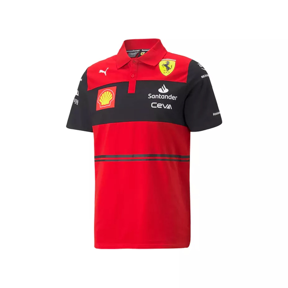 CMC Motorsports优质高质量高级Scuderia fer-Rari F1男士2022 Team Polo Shirt Red
