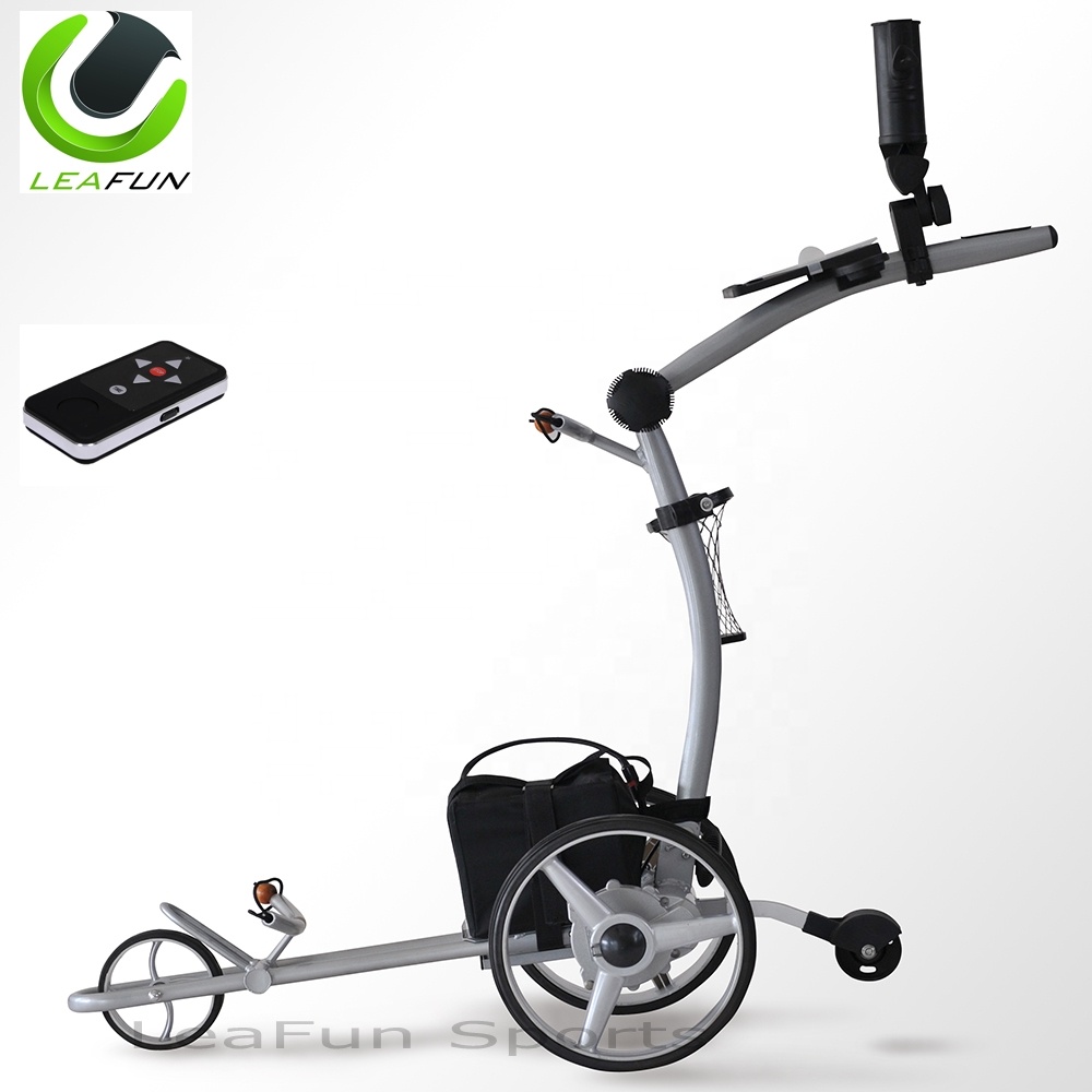 高尔夫配件遥控器高尔夫手推车，配有全铝制框架，18-36孔电池，带400W电动机高尔夫设备