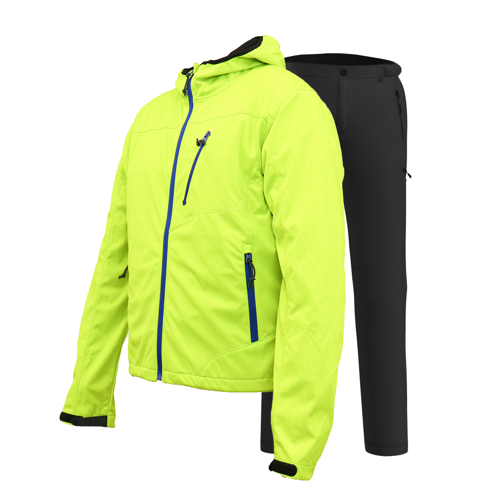 训练慢跑100％聚酯慢跑西装柔软透气的防水男士运动服