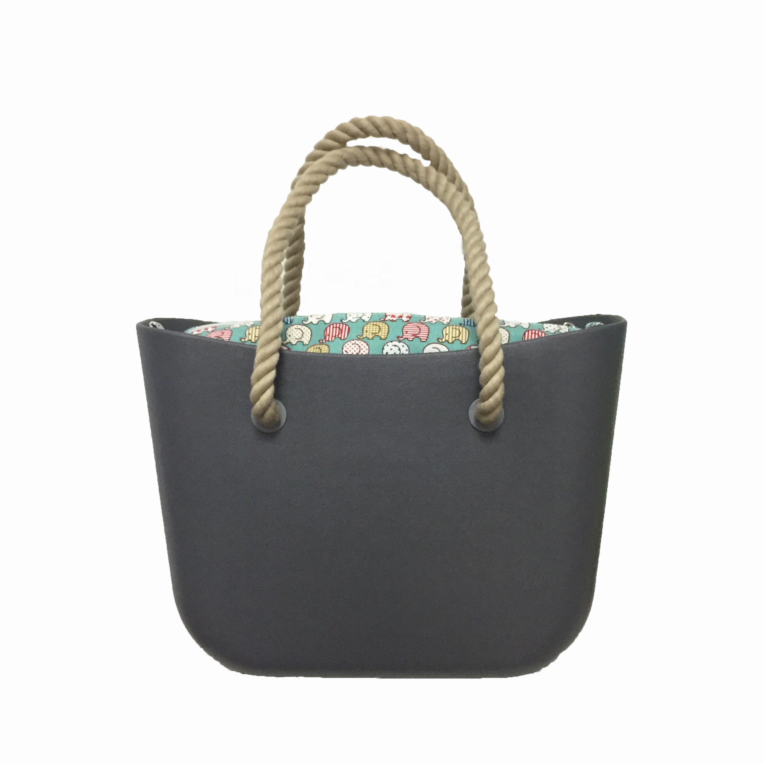 高质量的橡胶肩带女士手提袋大硅胶沙滩袋