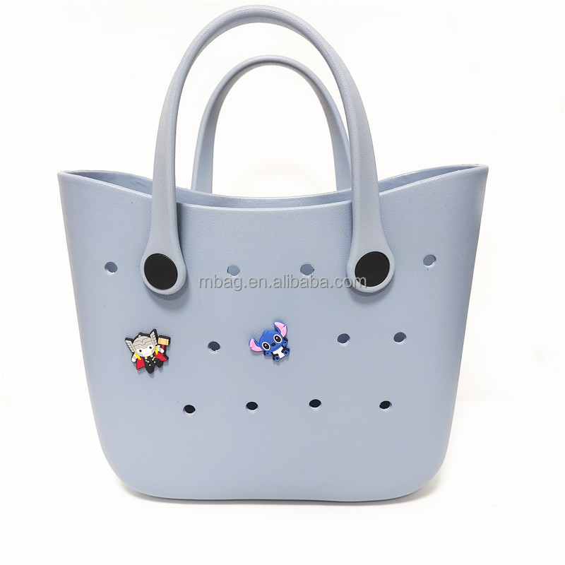 独特的创意免费拼贴手提袋eva肩袋硅胶漫画女性包