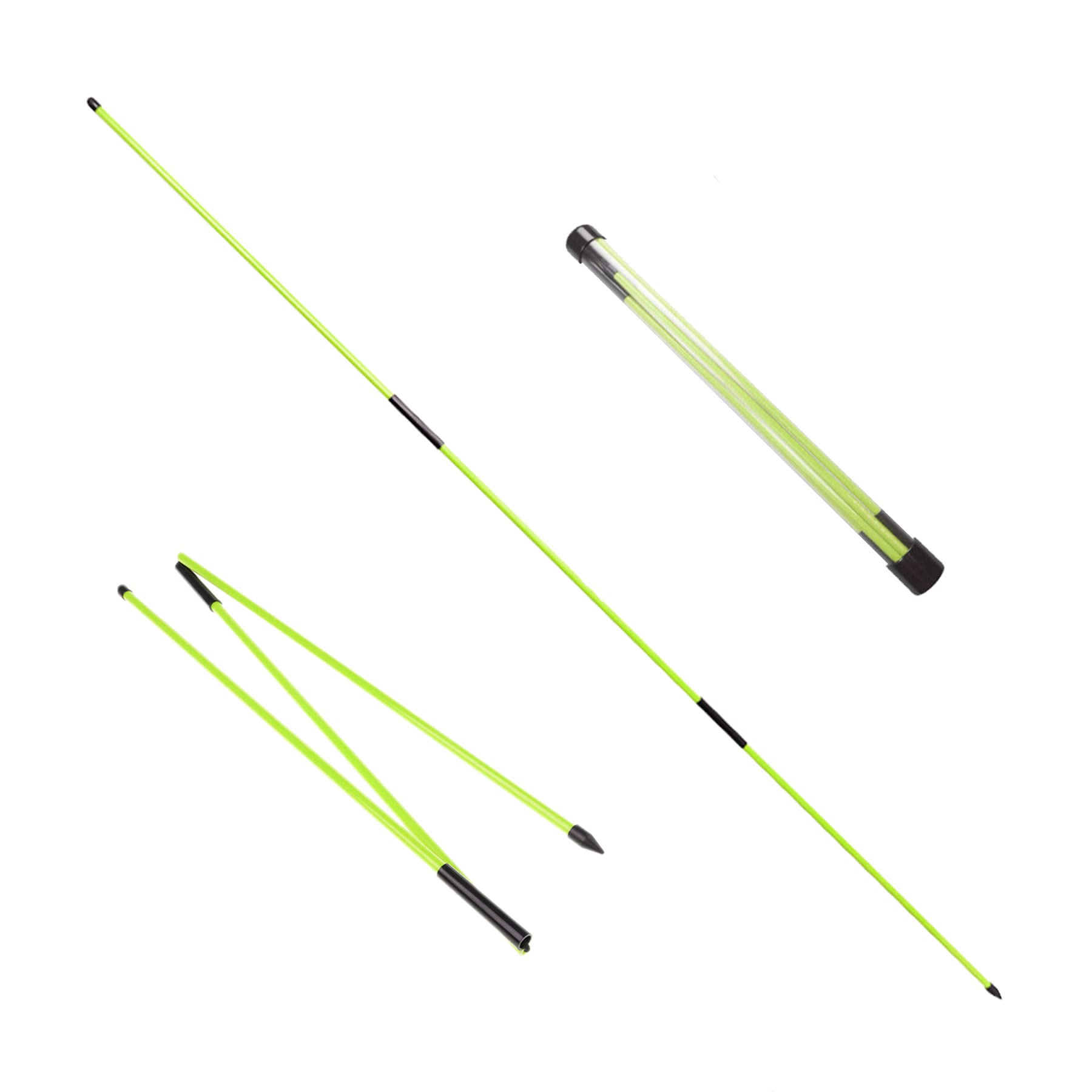 高尔夫可折叠训练师练习杆高尔夫对准棒杆训练辅助设备配备方便的存储管盒