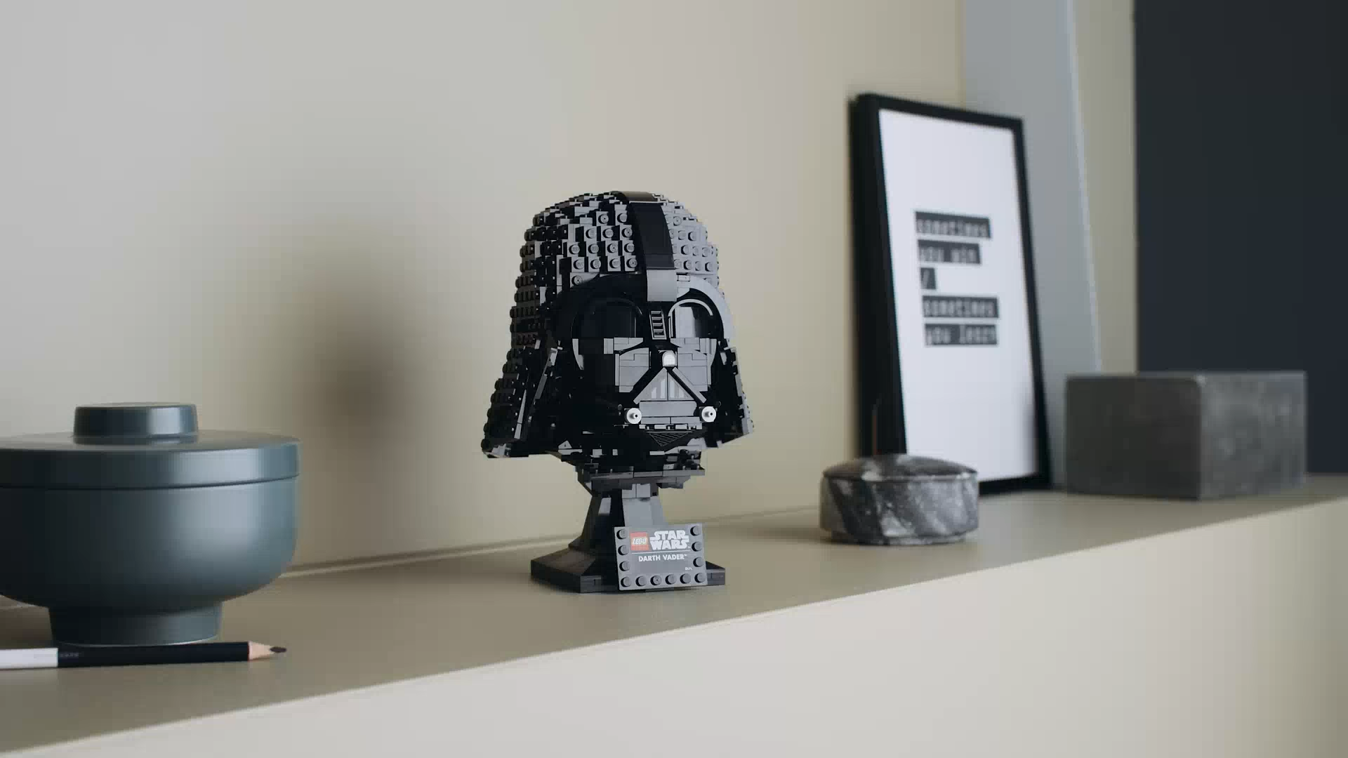 乐高星球大战Darth Vader头盔75304收藏建筑物套件（834件）建筑套装建筑玩具构建玩具星球大战玩具儿童玩具块