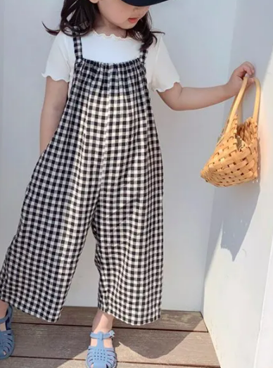 Kyii女孩设置两件套短袖顶级儿童SET KYII0069