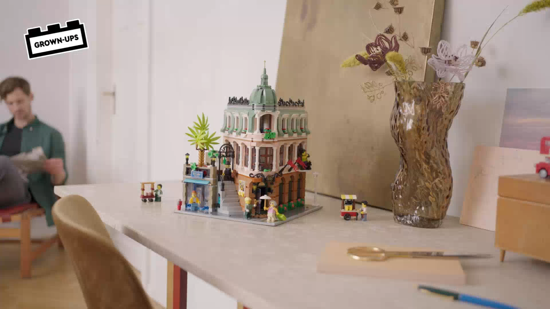 乐高图标精品酒店10297建筑套件（3,066件）建筑套装建筑套装建筑玩具生日礼物建筑玩具