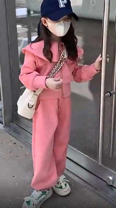 KYII女孩设置两件套长袖顶级孩子Set Kyii0101