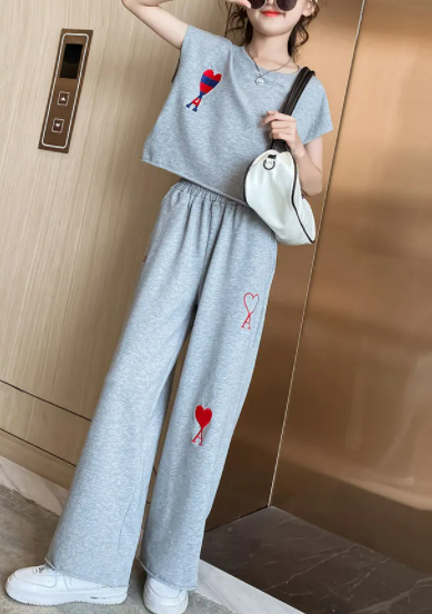 KYII女孩设置两件套短袖顶级儿童SET KY22276