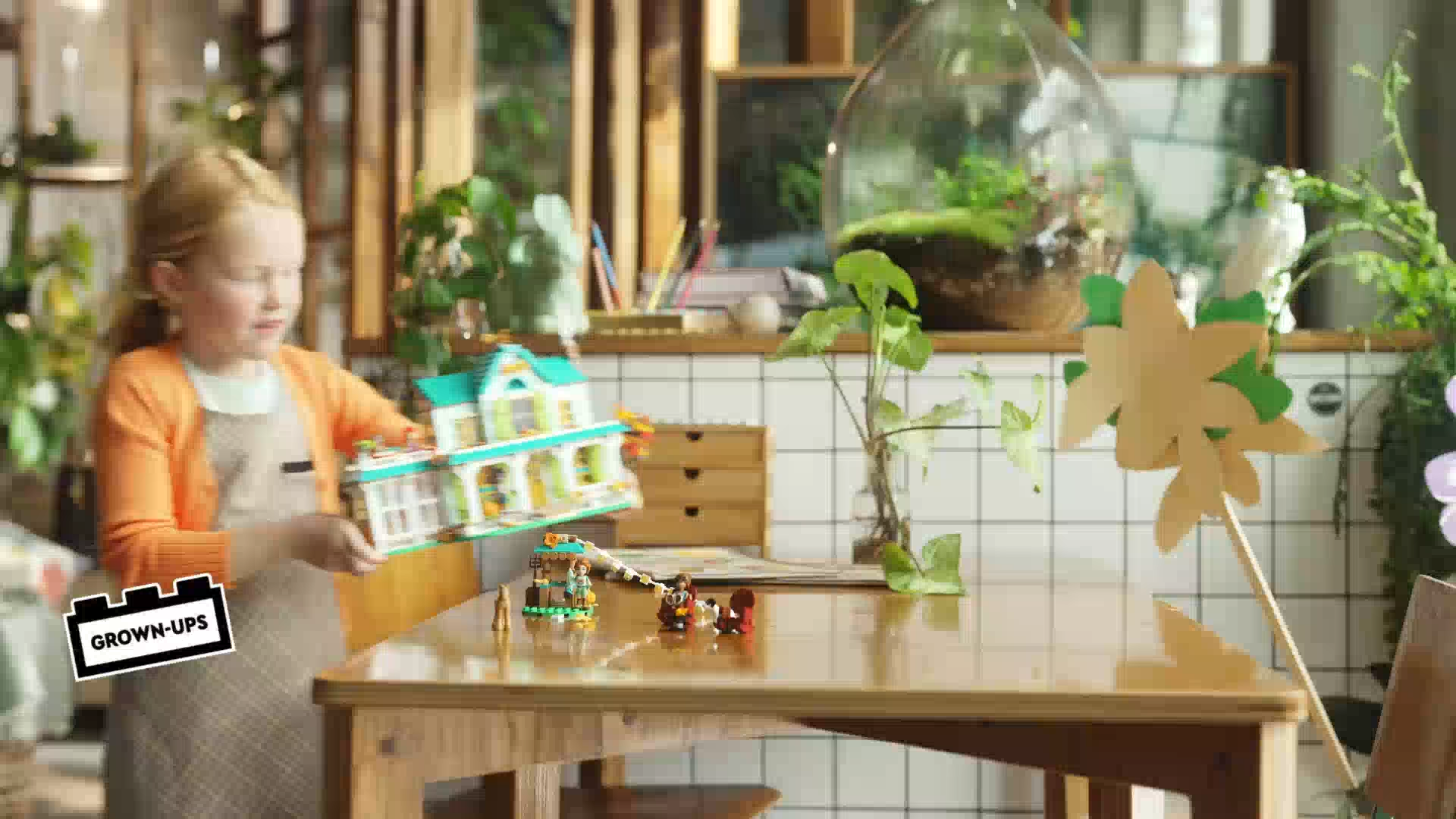 乐高朋友41730秋天的房屋建筑玩具套装（853件）儿童玩具块娃娃娃娃屋男孩玩具女孩玩具玩具