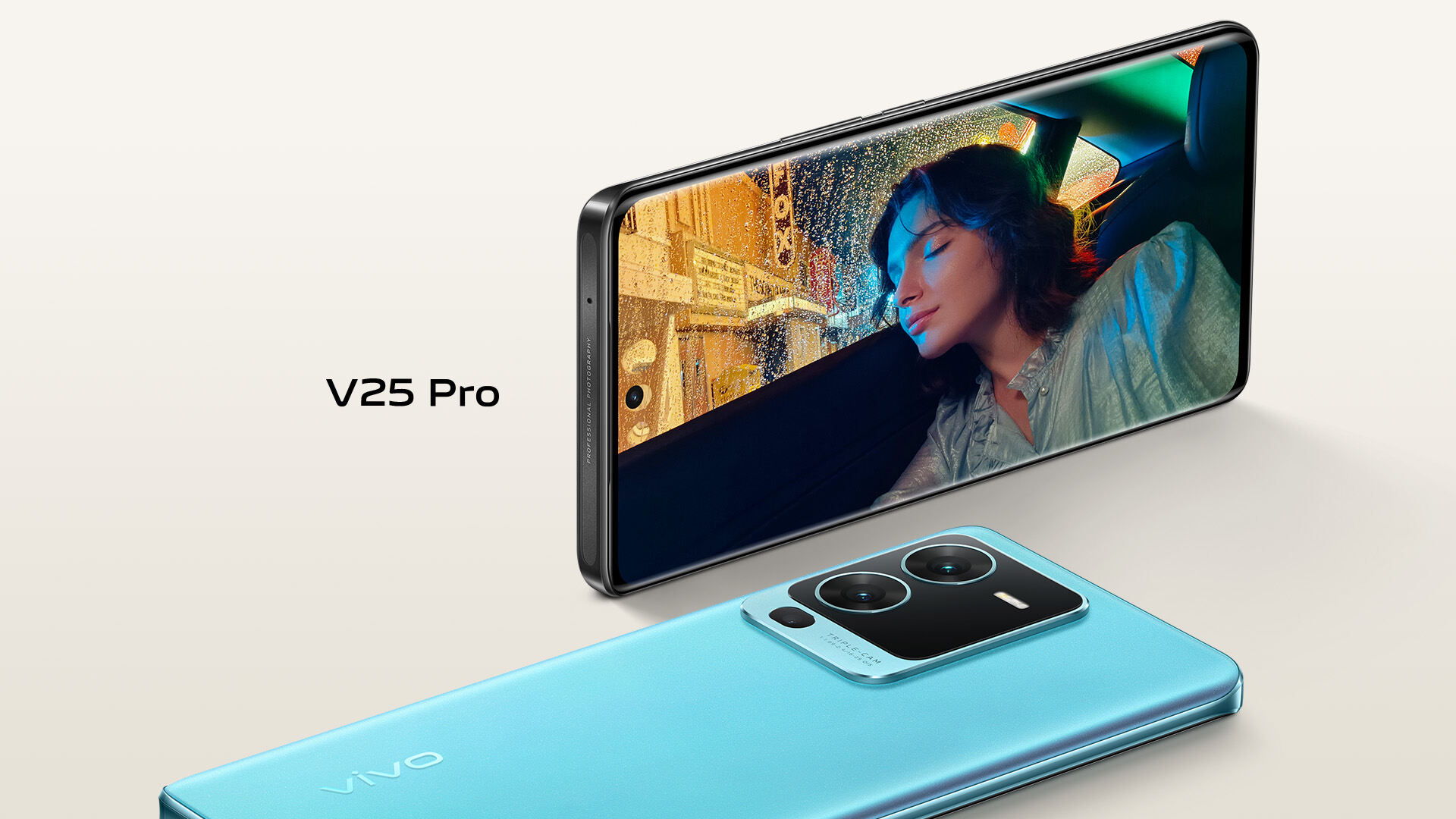 Vivo V25 Pro 5G [12GB +8GB/256GB] 66W Flash充电器 +4830mah | 64MP OIS Ultra Sensing摄像头|彩色充电玻璃