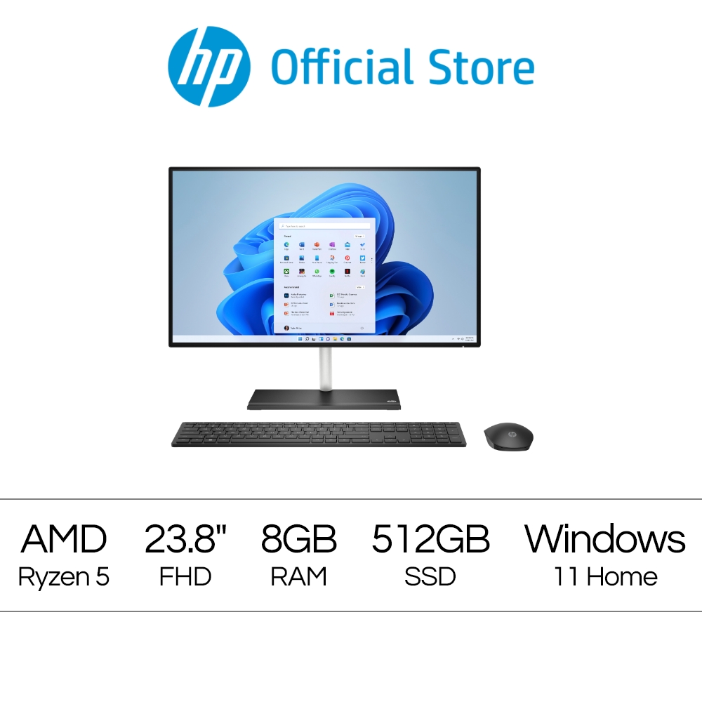 24 -CB0030D全合一PC -AMD Ryzen 5 5500U -AMD Radeon图形-8GM RAM -512 SSD -Windows 11-1年