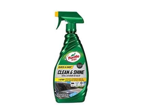 乌龟蜡清洁与闪亮全部外部细节