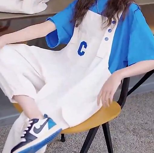 KYII女孩西装儿童可爱的夏天两个套装Ky22197