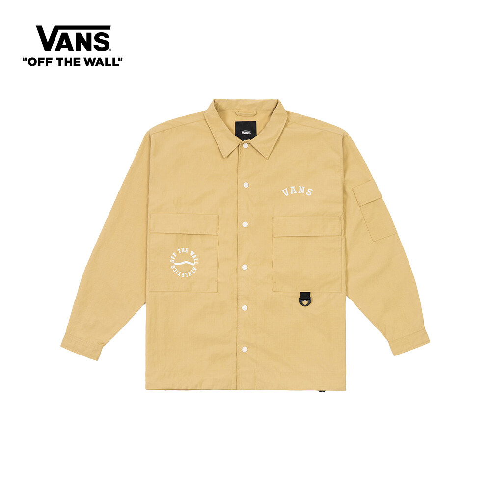 Vans Prep School Shacket轻巧外套男士棕色VN0002GWYUU1
