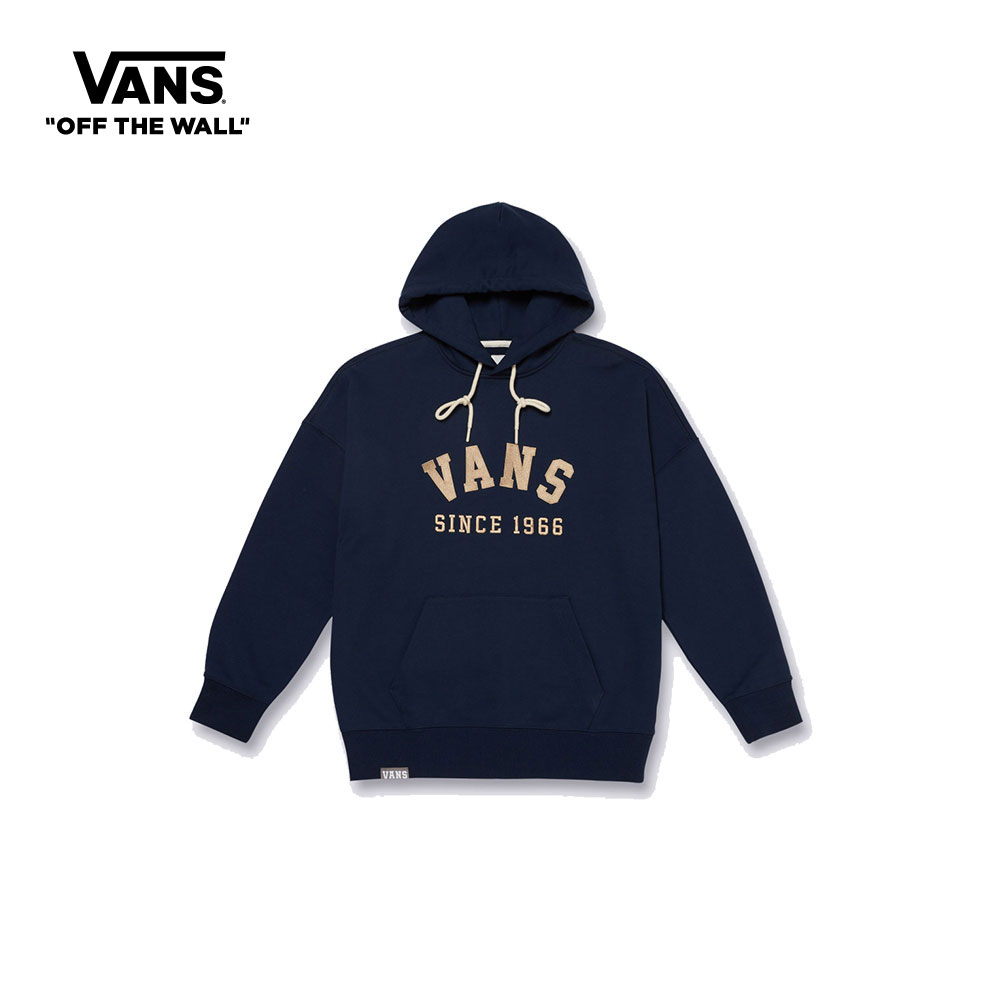 Vans Prep School徽标连帽衫女性蓝色VN0002S9LKZ1
