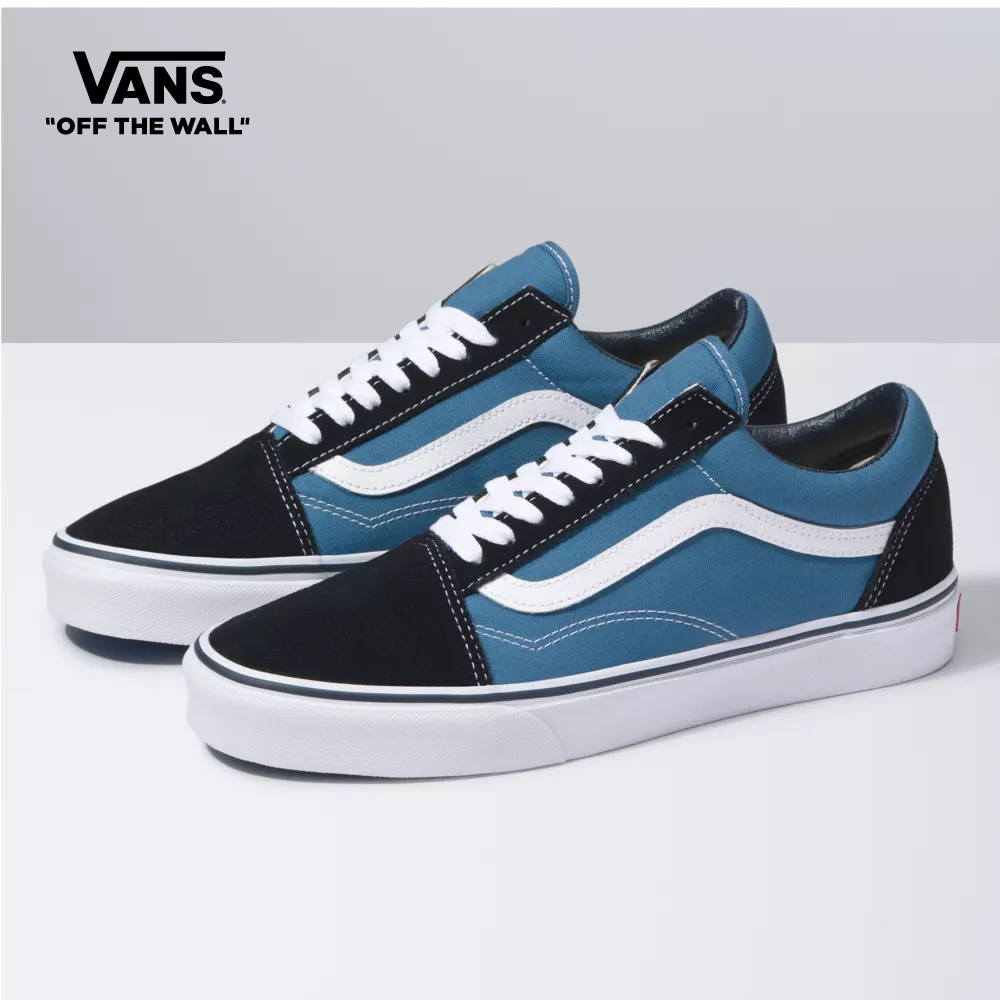 Vans Old Skool男女通用男子运动鞋男士（UNISEX US大小）蓝色VN000D3HNVY1