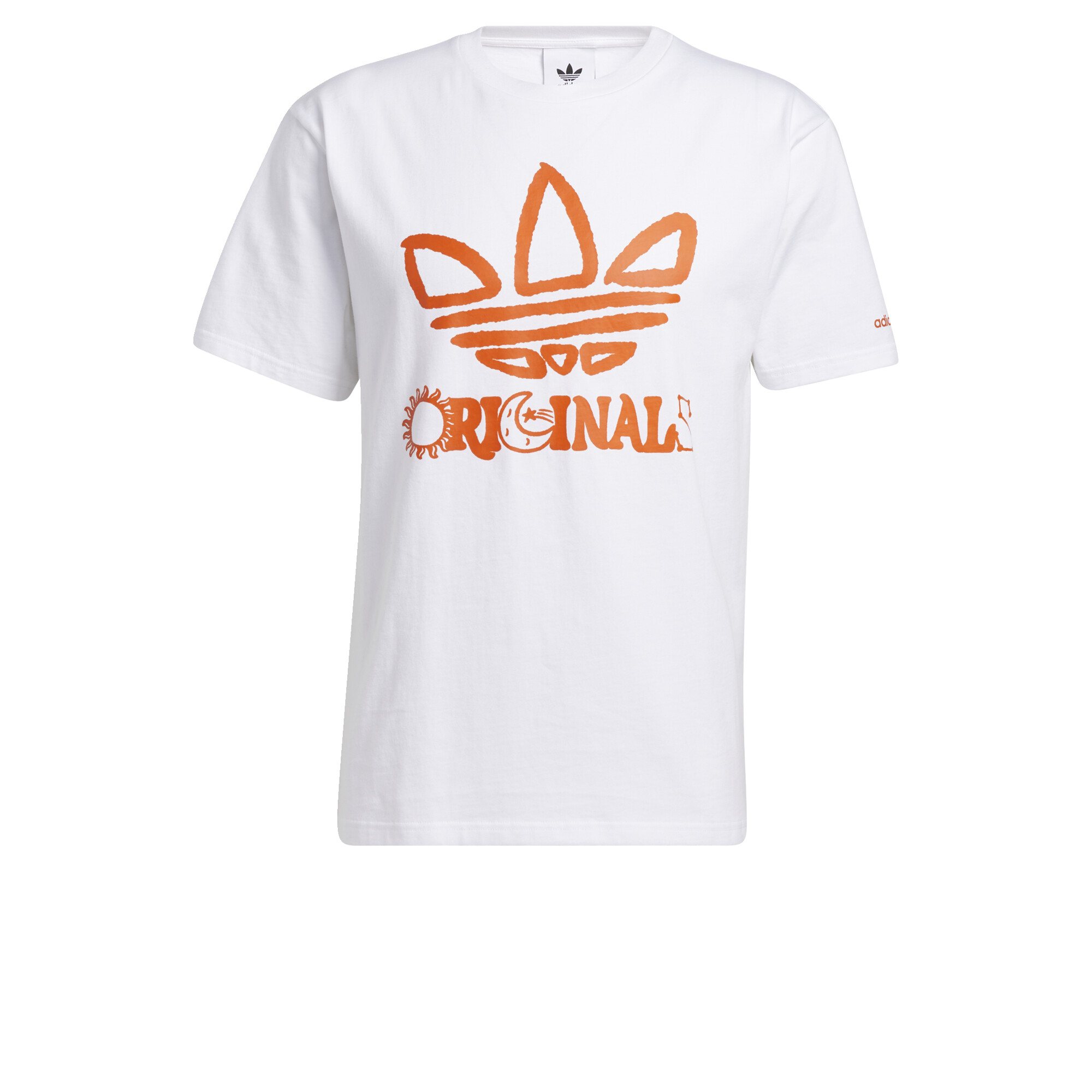 adidas生活方式原件Trefoil Tee Men White H32311
