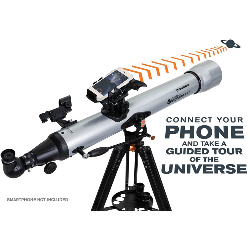Celestron Starsense Explorer LT 80AZ 80mm f/11 AZ折射望远镜，可选的手持课程可用