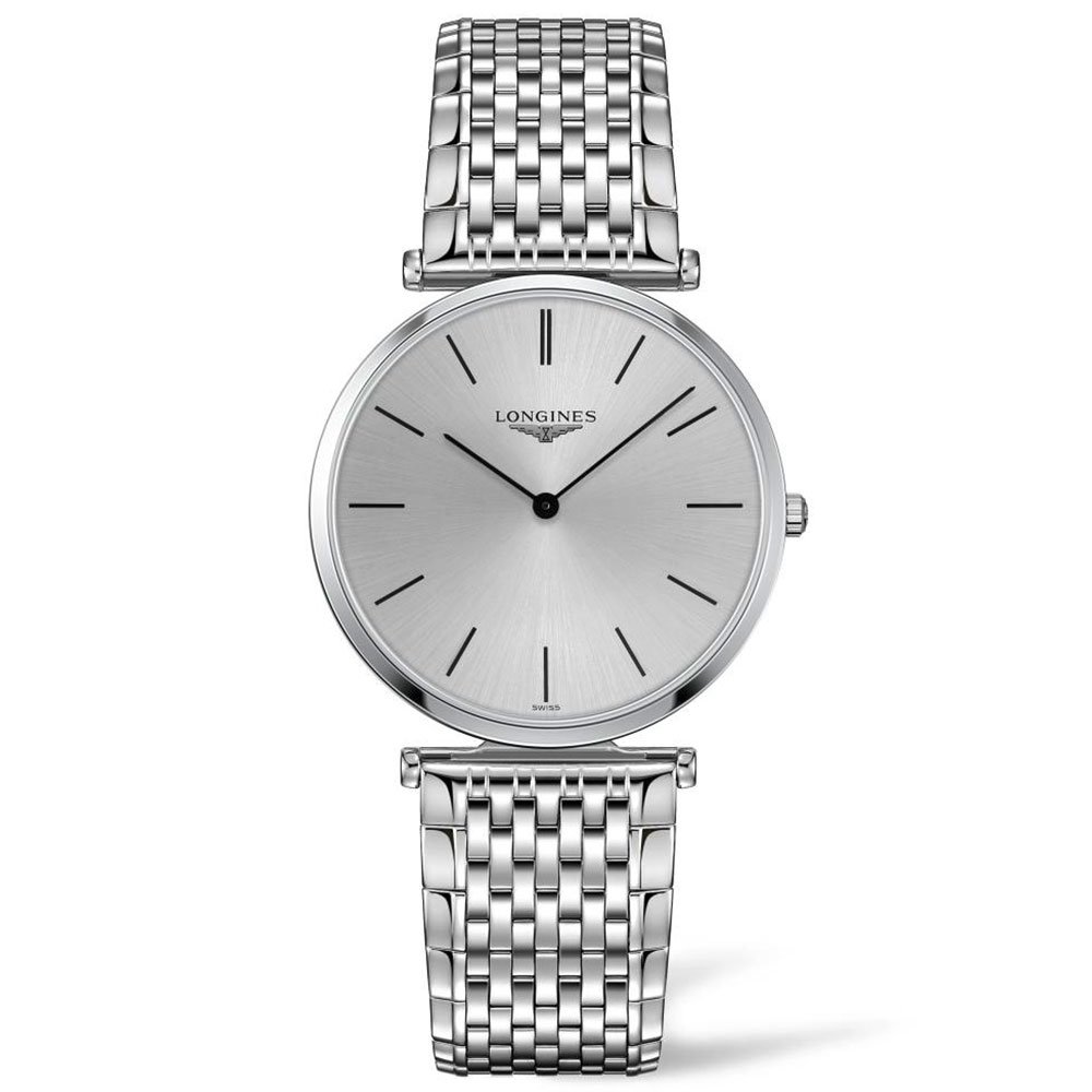 朗恩斯男子手表的伟大经典l4.755.4.72.6