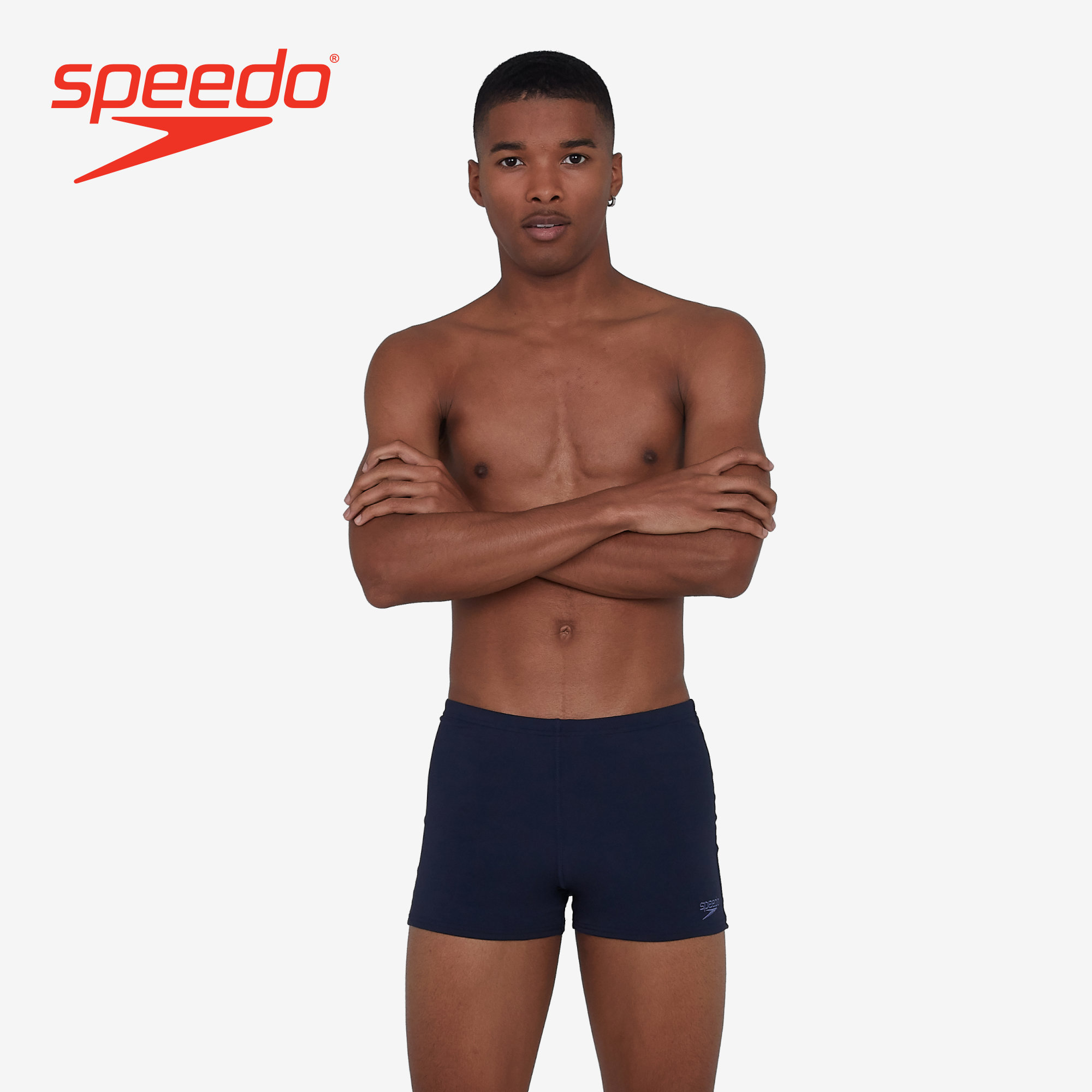 Speedo Essentials Endurance + Aquashort男士泳装 - 海军蓝色-8-12507D740