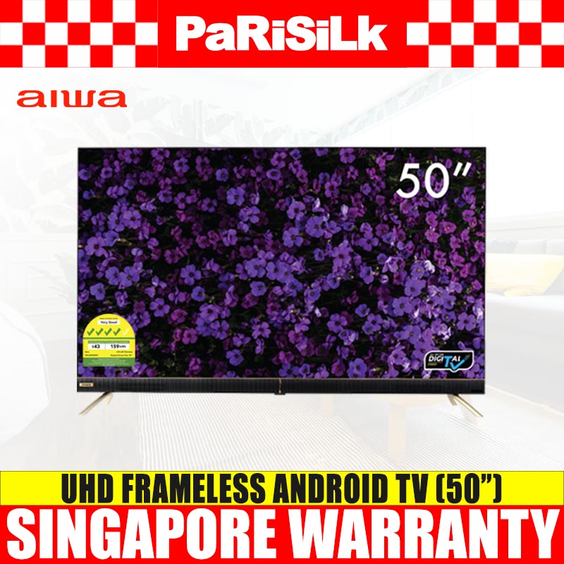 （笨重）AIWA AW-LED 50X8FL Ultra Ultra HD无框架Android TV（50英寸）