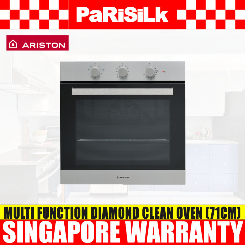 （笨重的）Ariston FA3 834 H IX A aus多功能钻石清洁内置烤箱（71L）