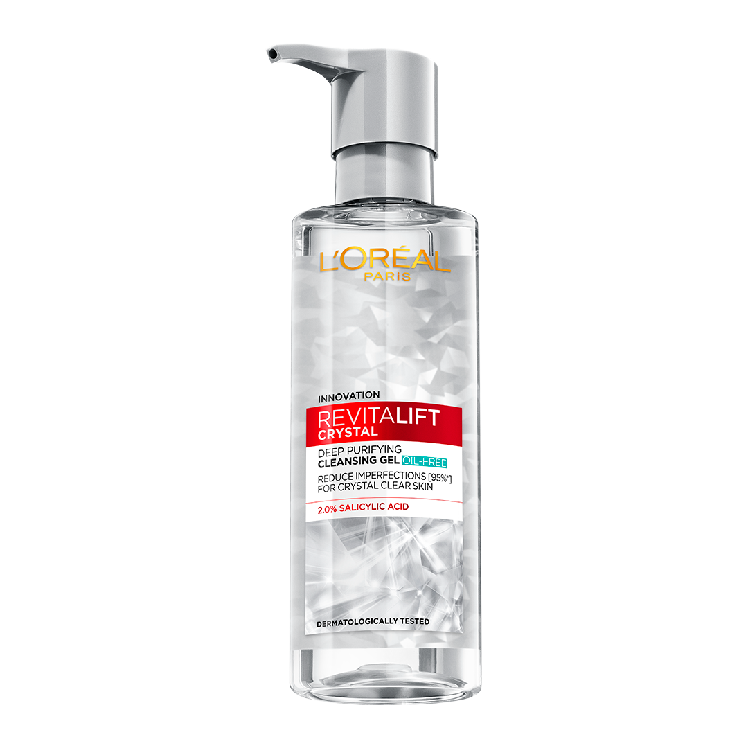 L'Oreal Paris Revitalift Crystal Gel Cleanser 120ml（油控制）