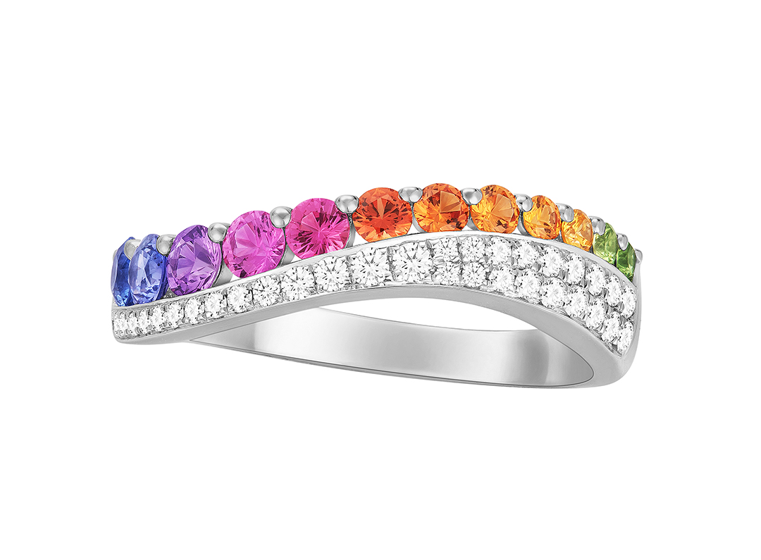 Lee HWA Jewelry Pattern Sapphire Ring