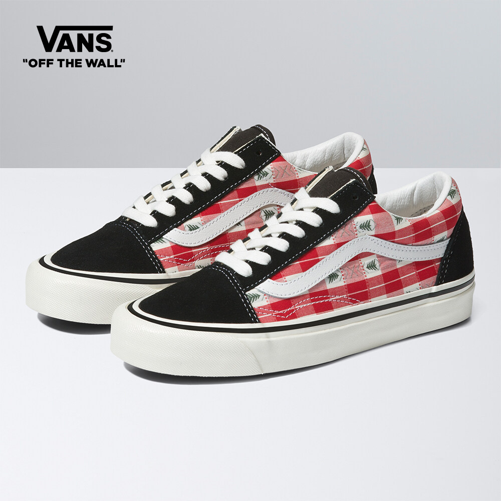 Vans Anaheim工厂老Skool 36 DX运动鞋女性（美国男女尺寸）红色VN0A4BW3RED1