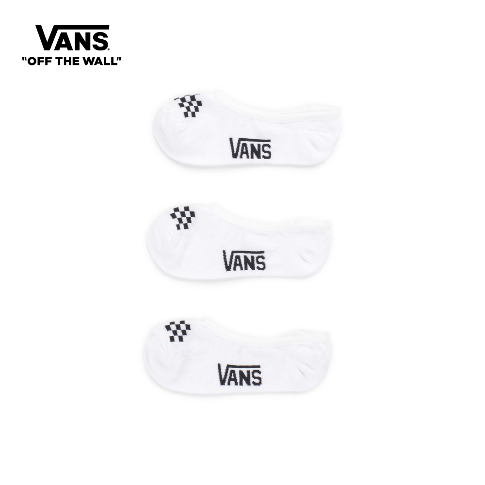 Vans Classic Canoodle袜子（6.5-10，3包）女性白色VN0A48HDYB21