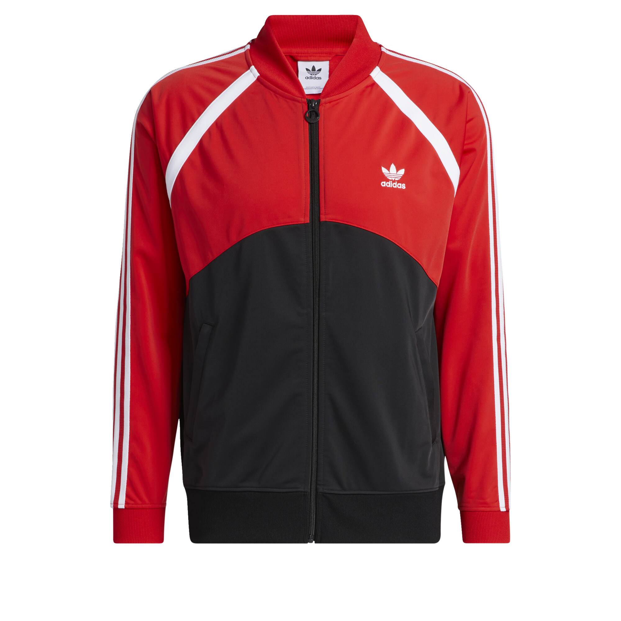 阿迪达斯生活方式SST封锁田径外套男士黑色HC2076