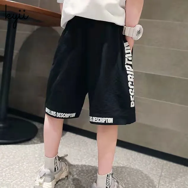 Kyii男孩休闲短裤夏季松散短裤KYB036