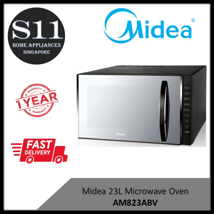 MIDEA AM823ABV 23L微波炉 -  1年制造商保修[准备库存并在3天内交付]
