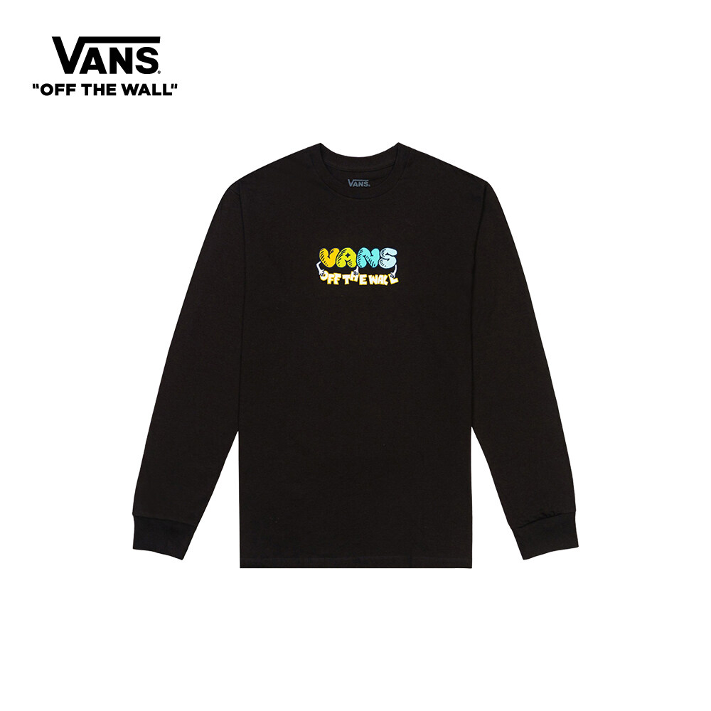 Vans抓起泡泡型长袖T恤男人黑色VN0006CBBLK1