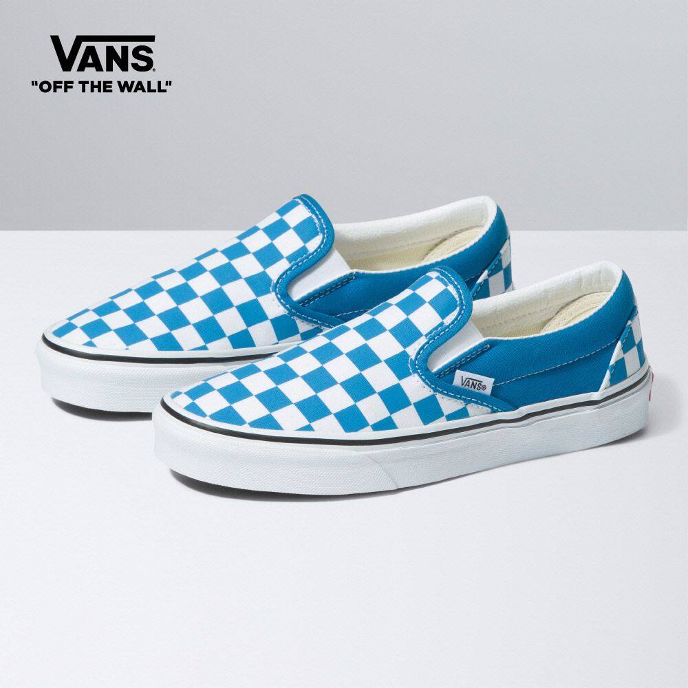 Vans Color Theory Classic Slip-On Women（Unisex US大小）蓝色VN0A5JMHVD31