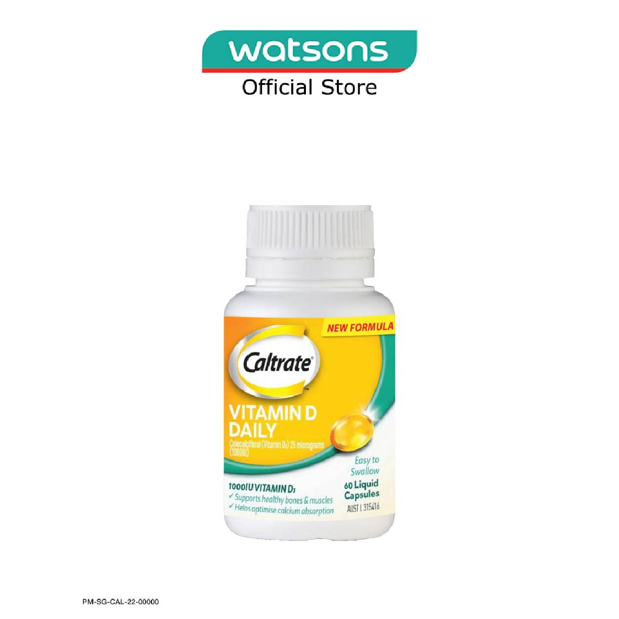 Caltrate维生素D3 1000IU 60片