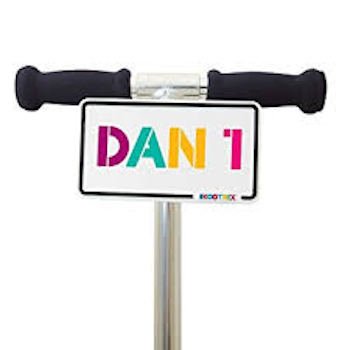 Scootrix踏板车名称号码板