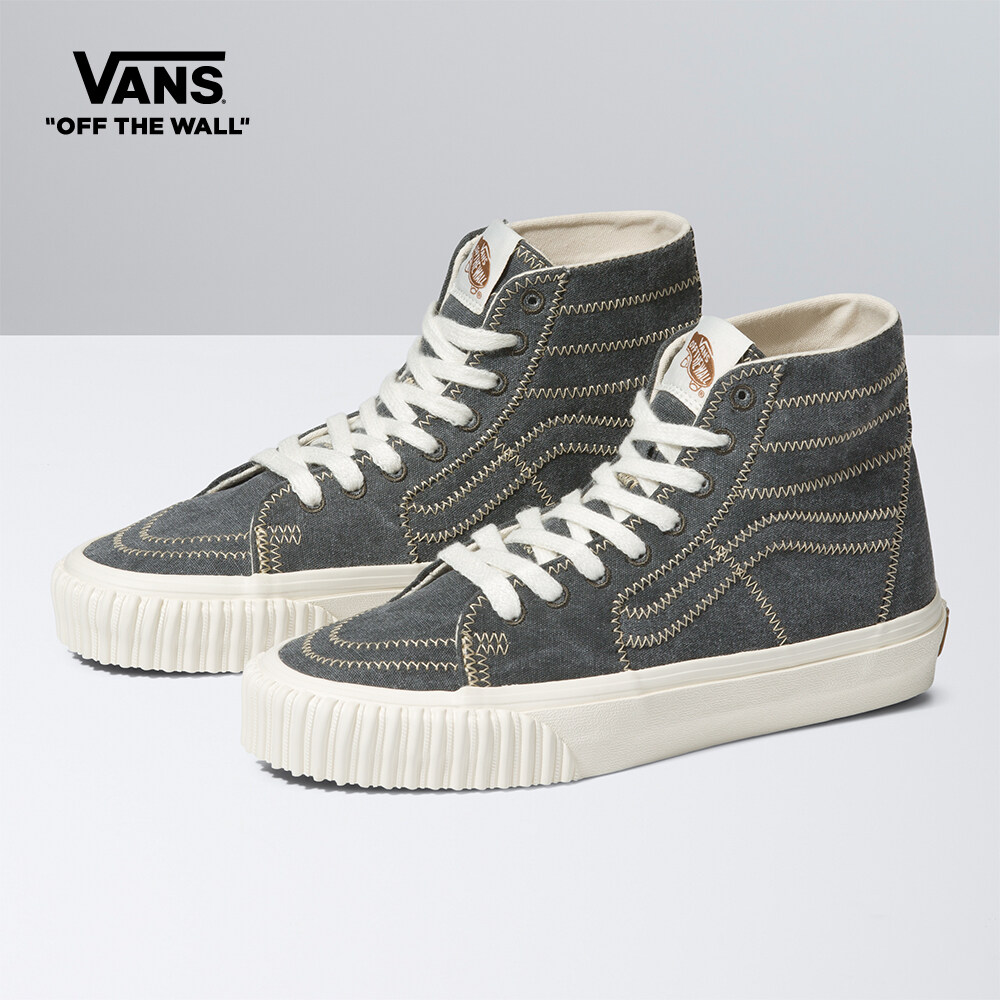 Vans Stone Wash SK8-HI锥形运动鞋女性（美国男女尺寸）MISC VN0A7Q62BKP1