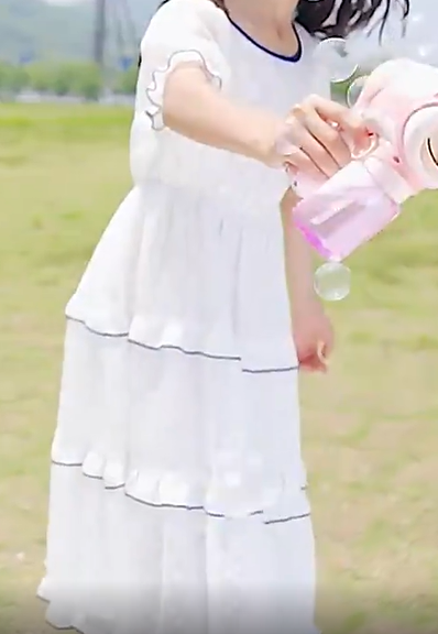 KYII女孩连衣裙韩国短袖连衣裙KY22157