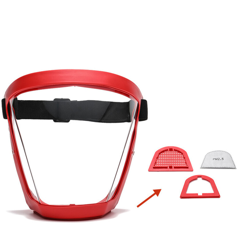 全手保护屏蔽，男士女人的全脸全毛，透明无线盾牌高清可调节摩托车滑雪自行车滑雪板远足