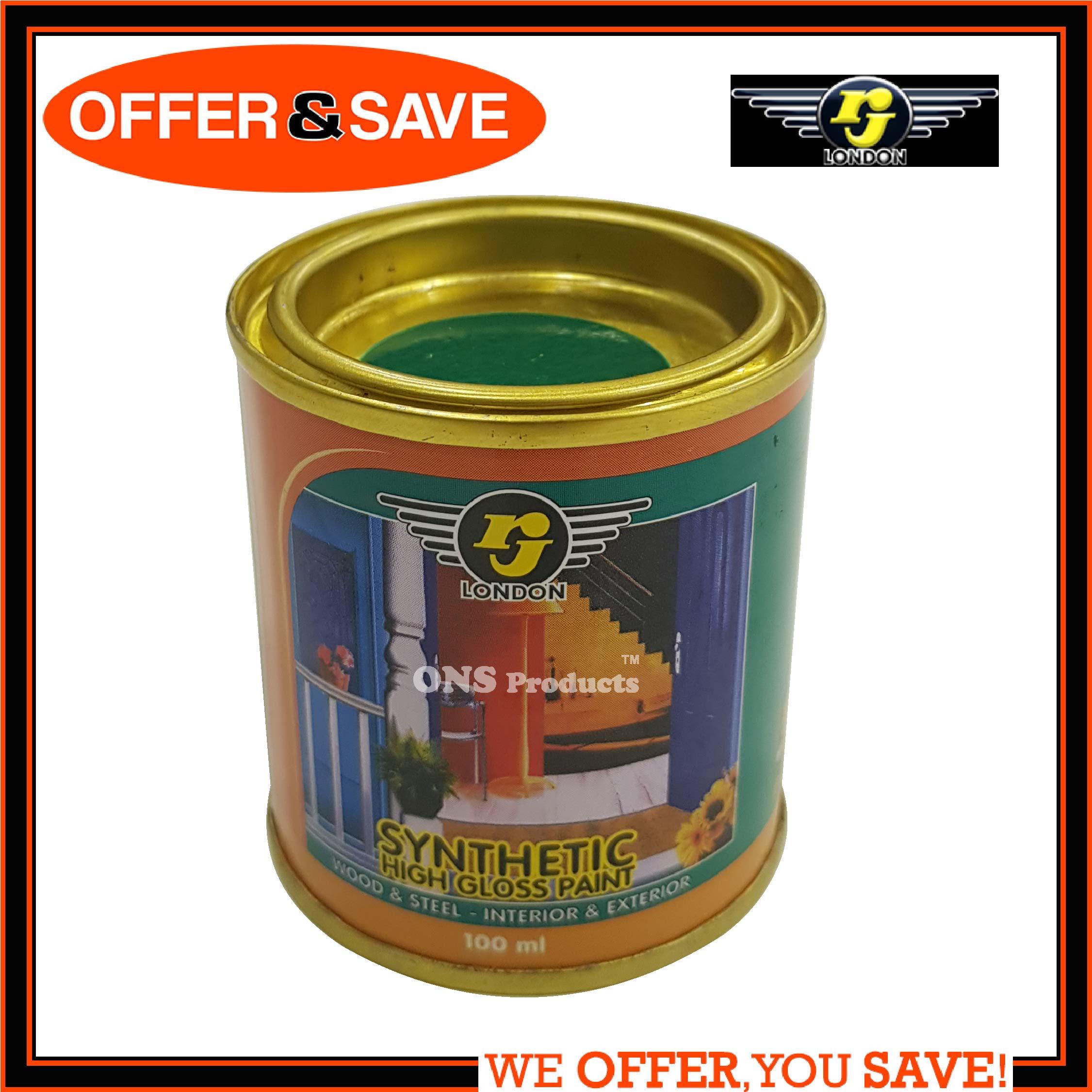 RJ伦敦合成高光泽涂料100ml-绿色