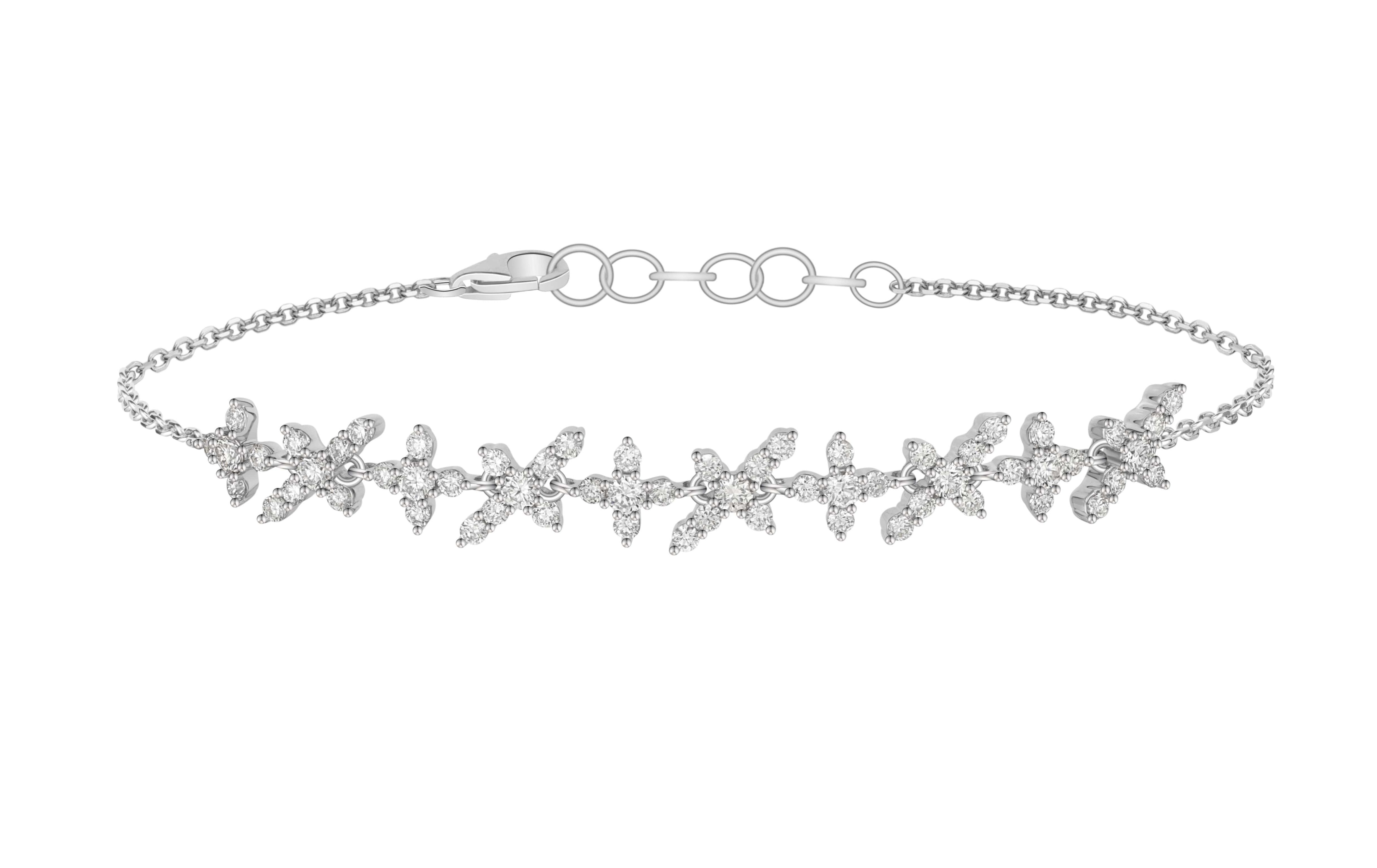 Lee HWA Jewelry Cheri Sacred Garden Diamond Bracelet