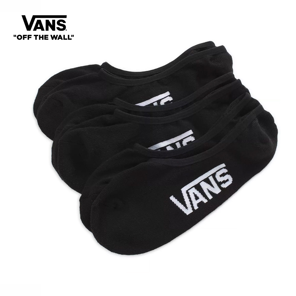 Vans Classic Super No Show（6.5-9，3pk）男士袜子黑色vn000xs9blk1