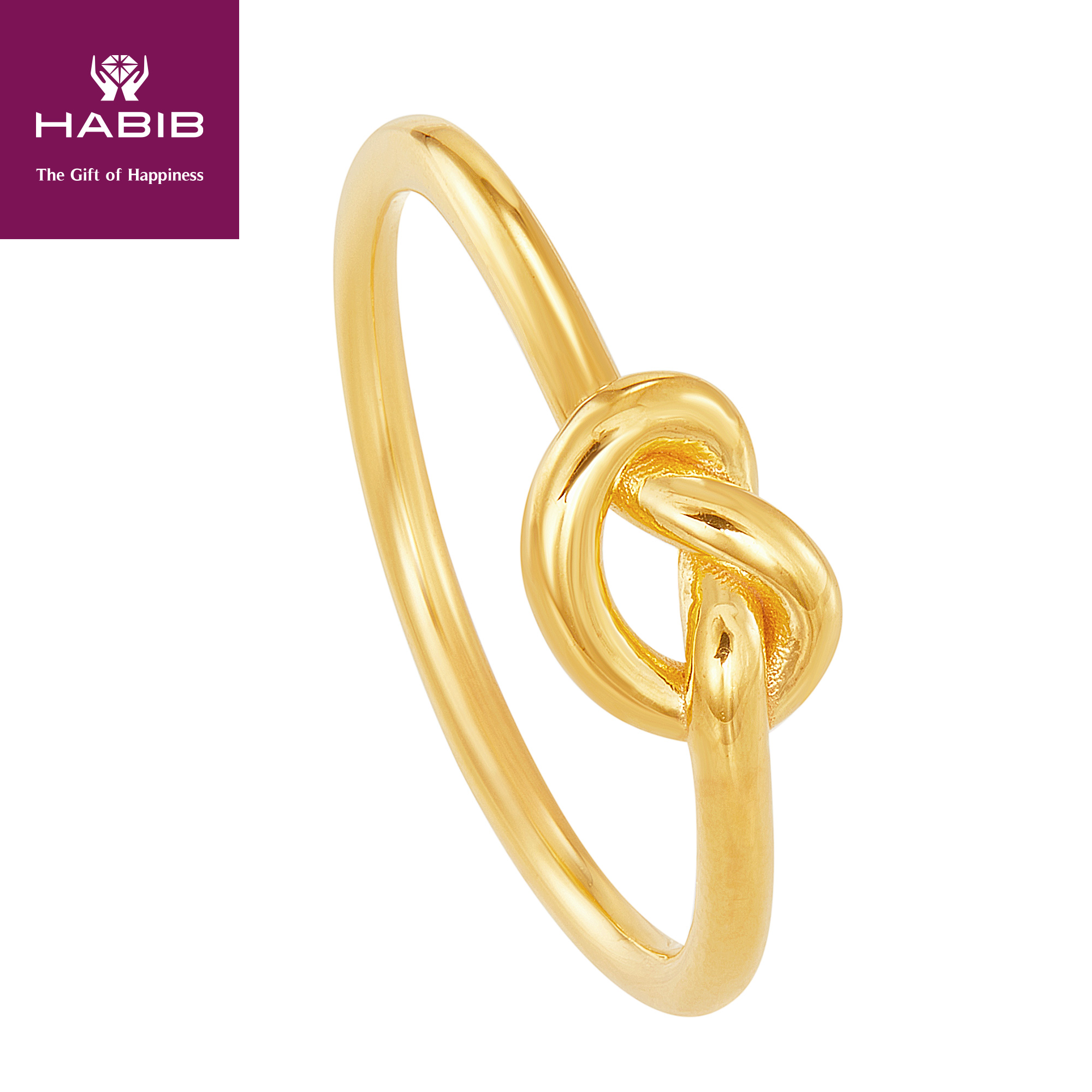 Habib Oro意大利Feanor Gold Ring，916 Gold