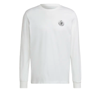 adidas Originals迪士尼长袖T恤男人白色HN4521